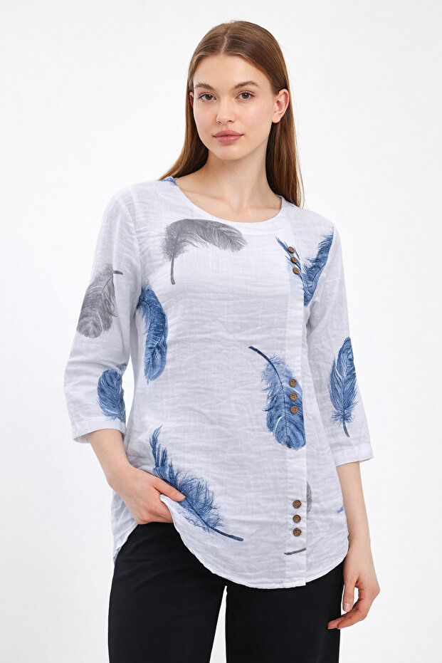 Muslin Blouse - Muslin Mother Blouse - Lale Blouse - 1215