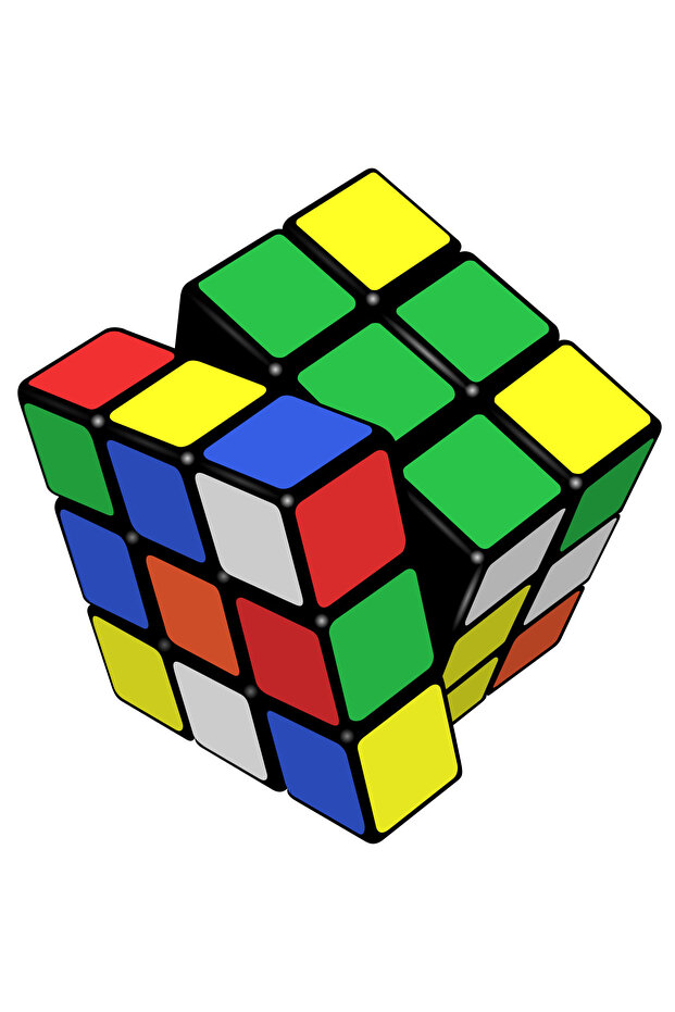 مكعب الذكاء السحري للأطفال 5.5 سم × 5.5 سم (2 قطعة)