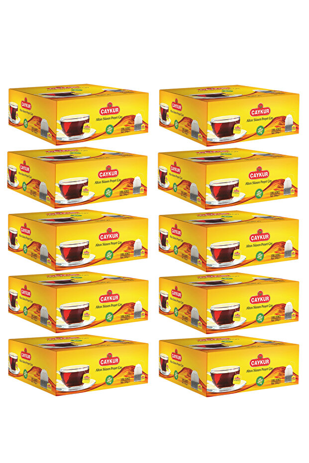 Altın Süzen Tea Bags 100 Pieces (200 Gr) Pack of Ten