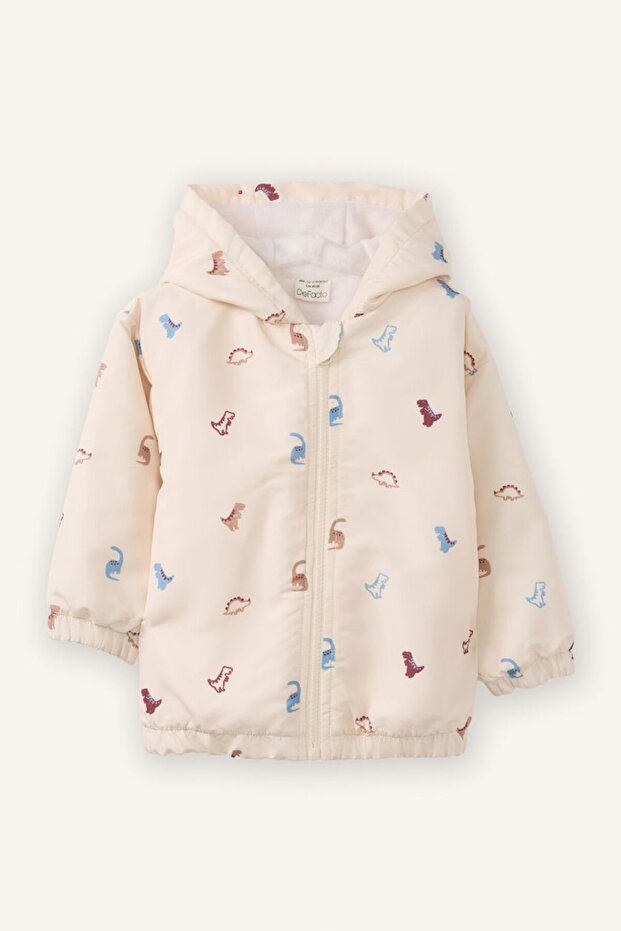 Dinosaur Printed Waterproof Raincoat for Baby Boy F8652A526Sp