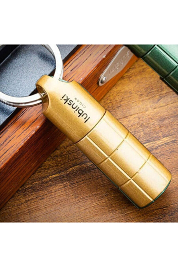 Premium Stainless Steel Punch Cutter with Keychain – 11mm Precision Blade - Gold