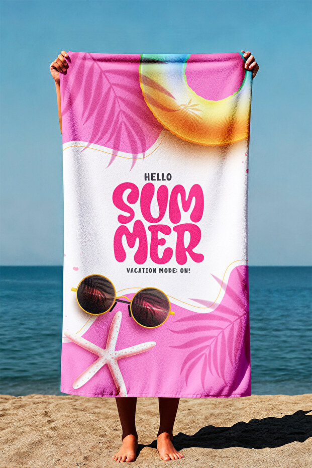 Unisex 75X150Cm Summer Patterned Beach Towel - Bath Towel - Sea Towel Plj-12