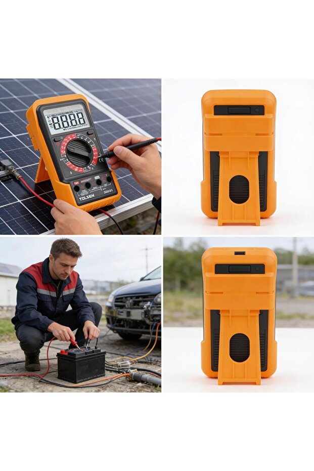 Digital Multimeter with Large LCD Display