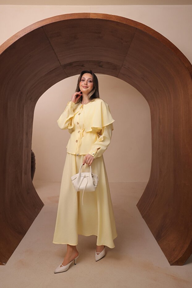 Premium Quality Imported Modal Skirt Blouse Double Set