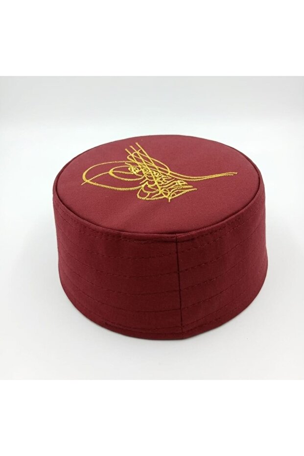 Tughra Embroidered Mold Prayer Skullcap