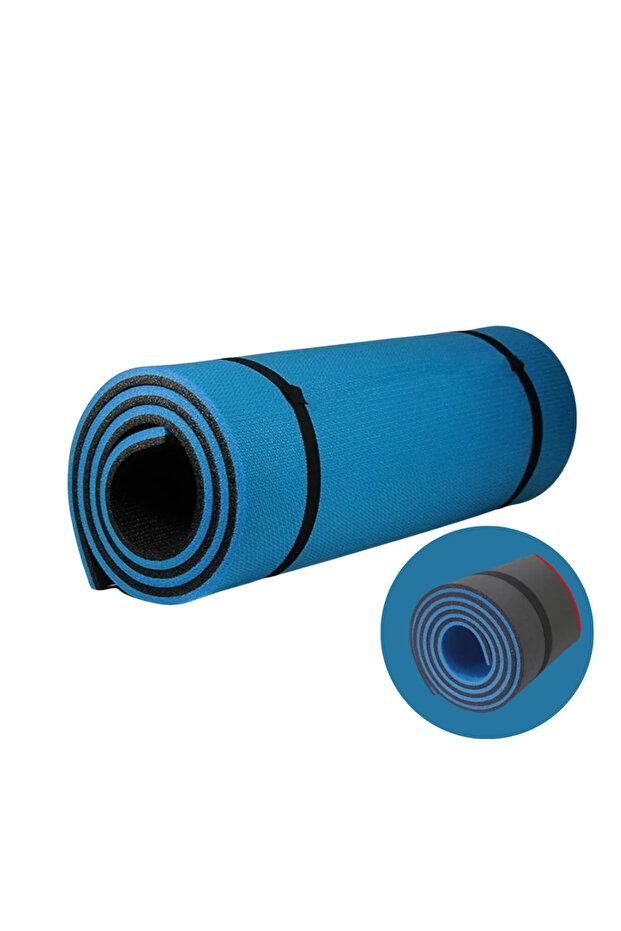 10mm Yoga Mat Blue - 5