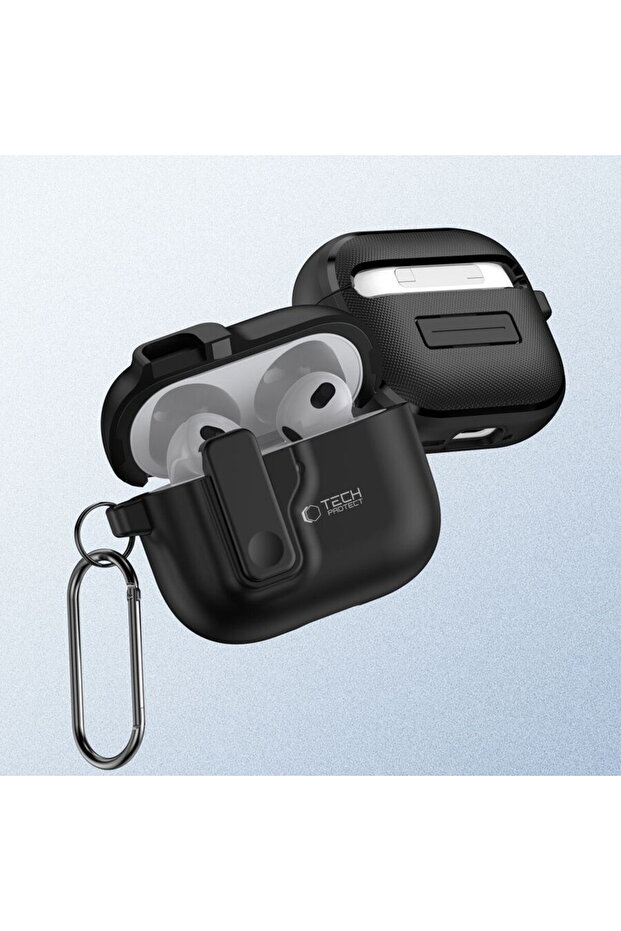SLIM HOOK APPLE AIRPODS 4 BLACK - 3