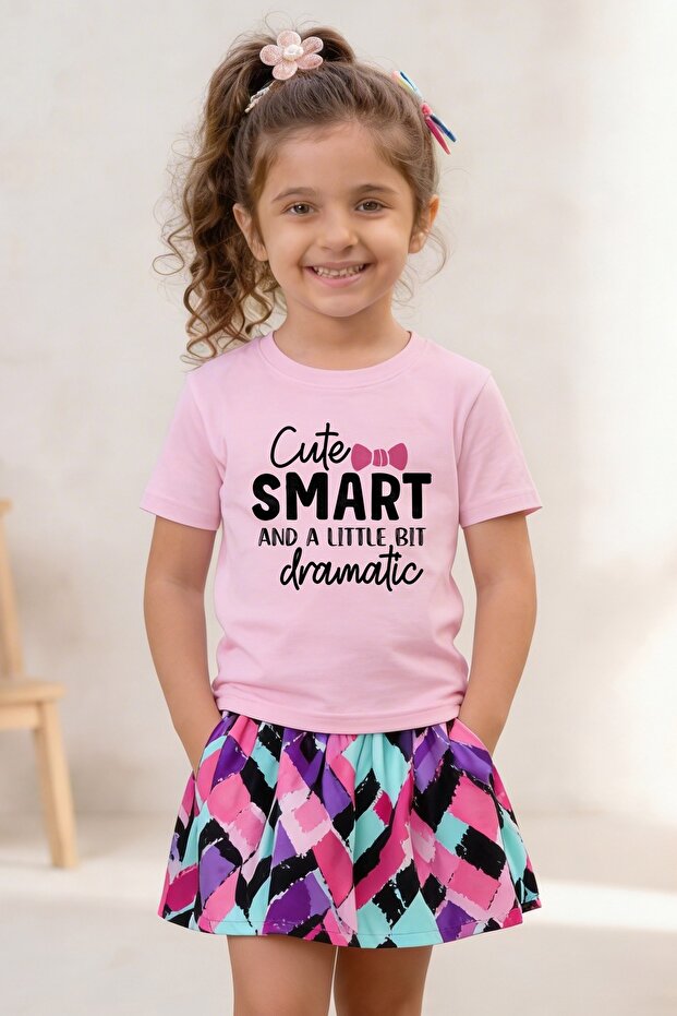 Girl Cute Smart And Dramatic T-Shirt