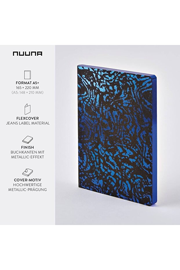 Surface L Light Hologram Edge Colorear Dot Grid 176 Page Notebook Collection