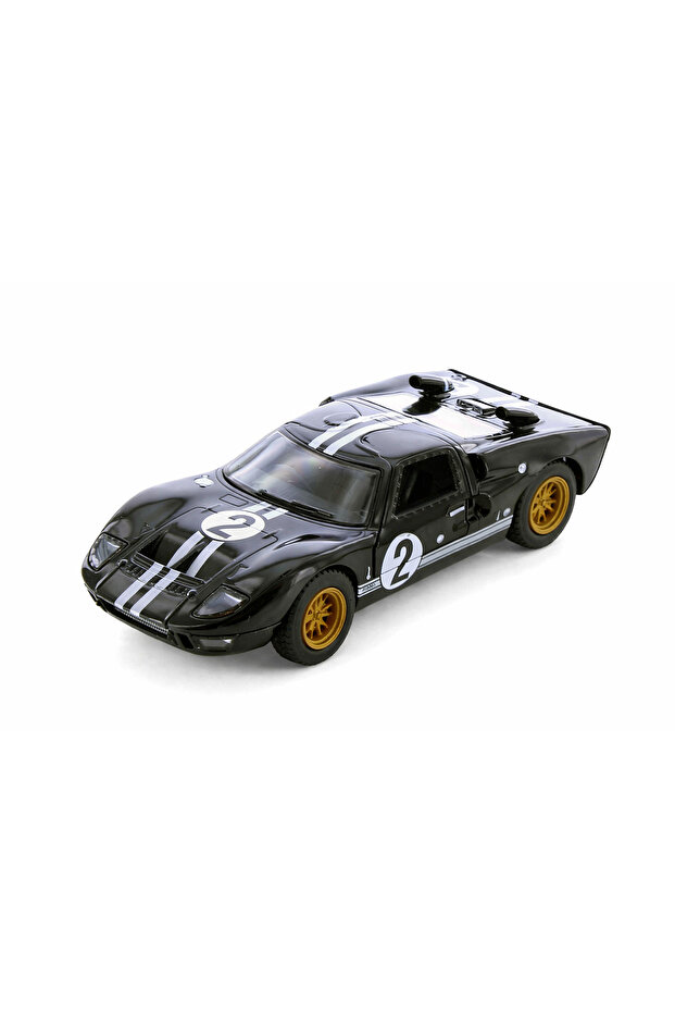 1966 FORD GT40 MKII Die Cast Metal Doors Openable Pull Back Action Toy Car