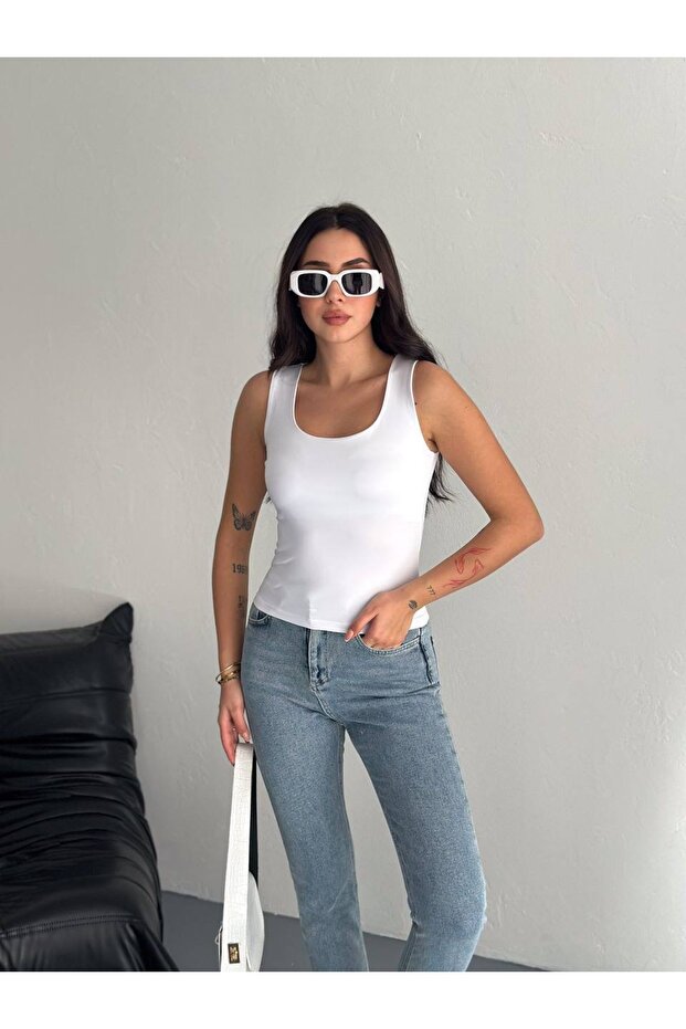 Women's Athlete Bodysuit – Square Neck Flexible Fit Basic