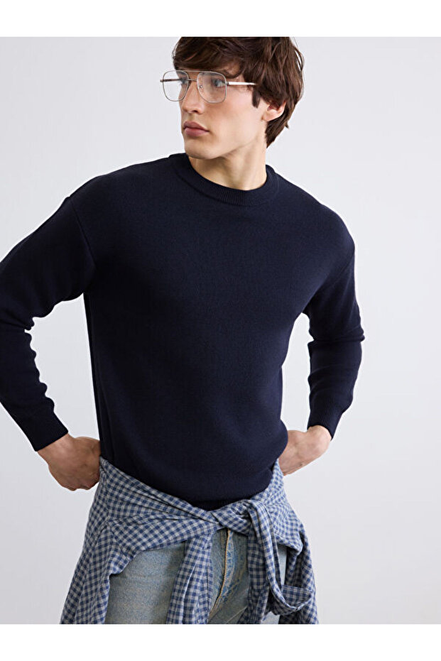 Esvab • Modern & Distinctive Zero Roba Collar Men's Knitwear Sweater