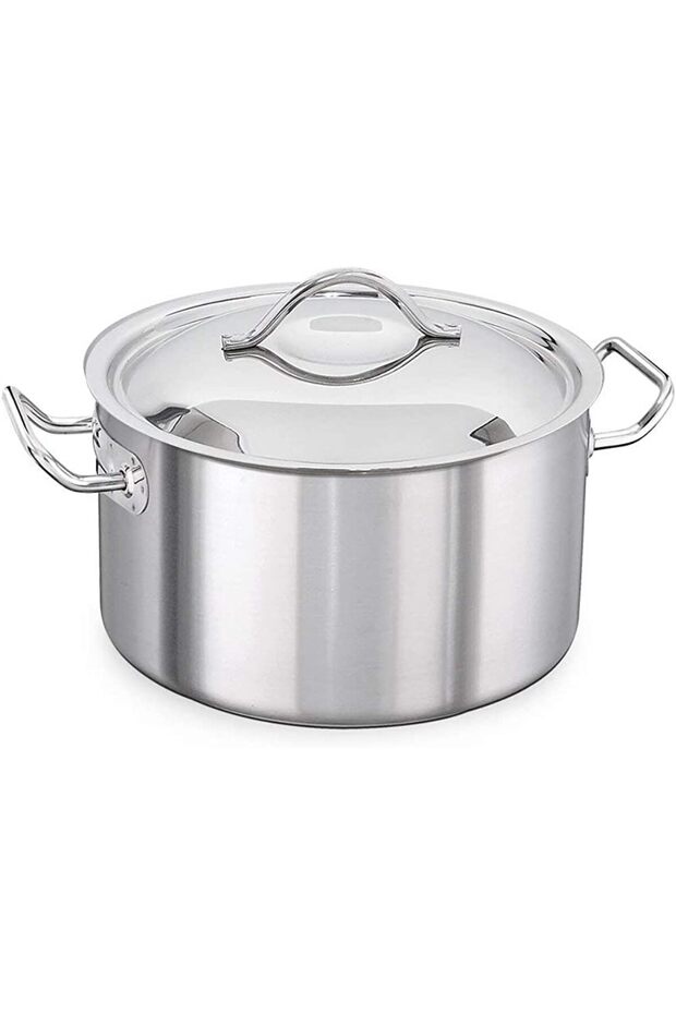 Steel Pot - Cylindrical 32X27,5 cm - 22.1 Lt (30143227)