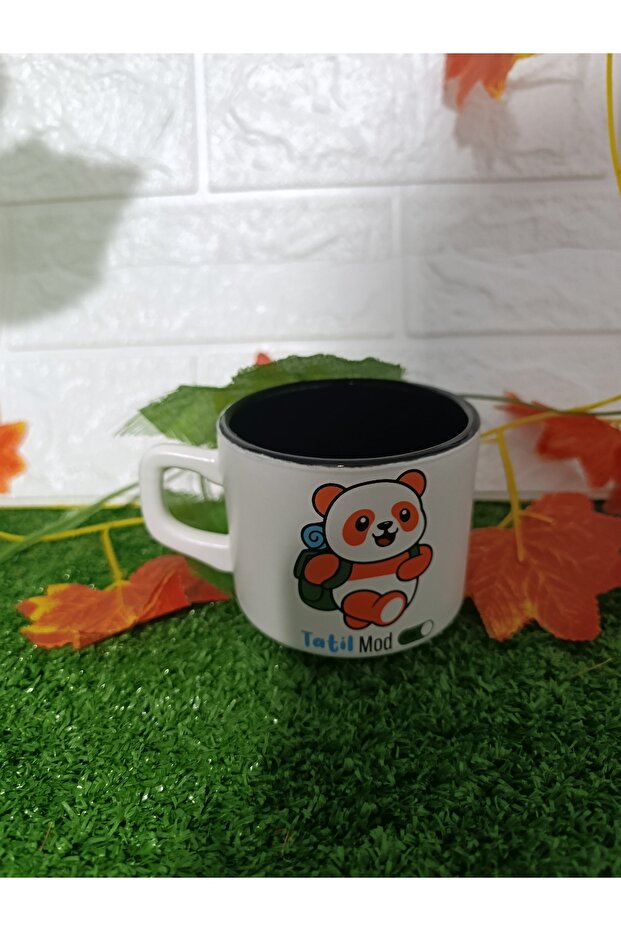 فنجان قهوة "وضع العطلات" 🐼 "