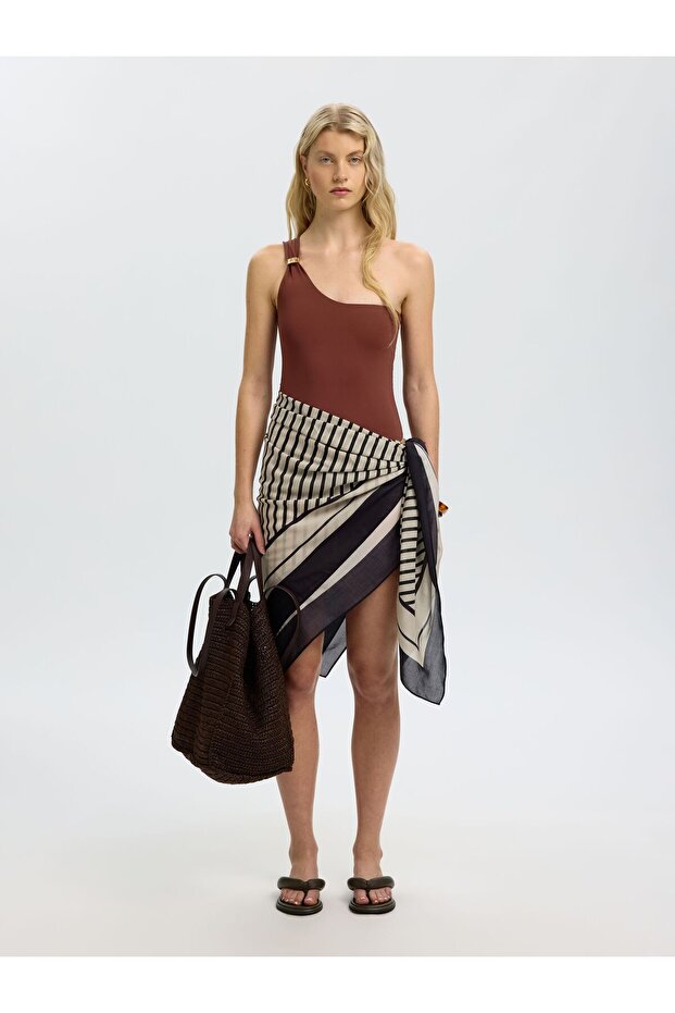 Badeanzug One-Shoulder - 7