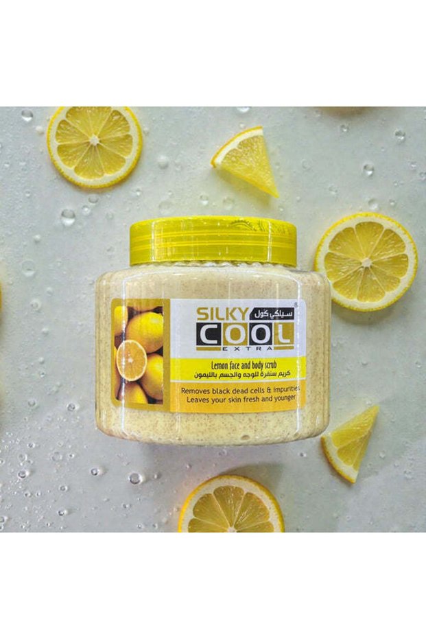 Lemon Face & Body Scrub 500ml Exfoliating Removes Dead Skin Brightening Fresh Skin Care