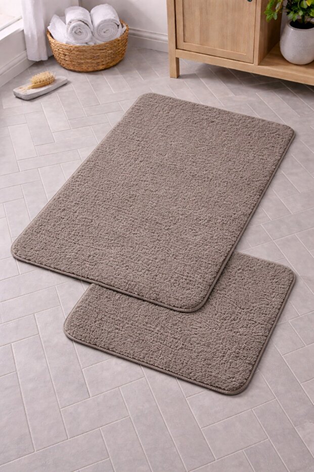 Simirna 2 Piece Toilet Set | Soft Texture & Non-Slip Sole