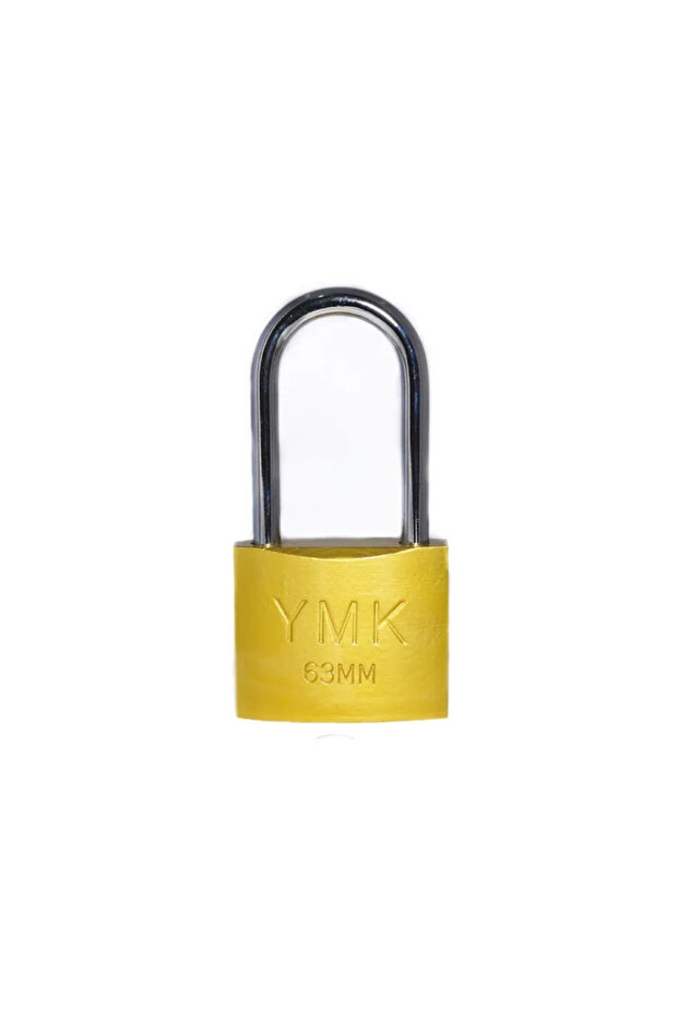 قفل معلق بخطاف طويل مطلي باللون الأصفر من Ymk Eko مقاس 63 مم RSIEG430-CC84