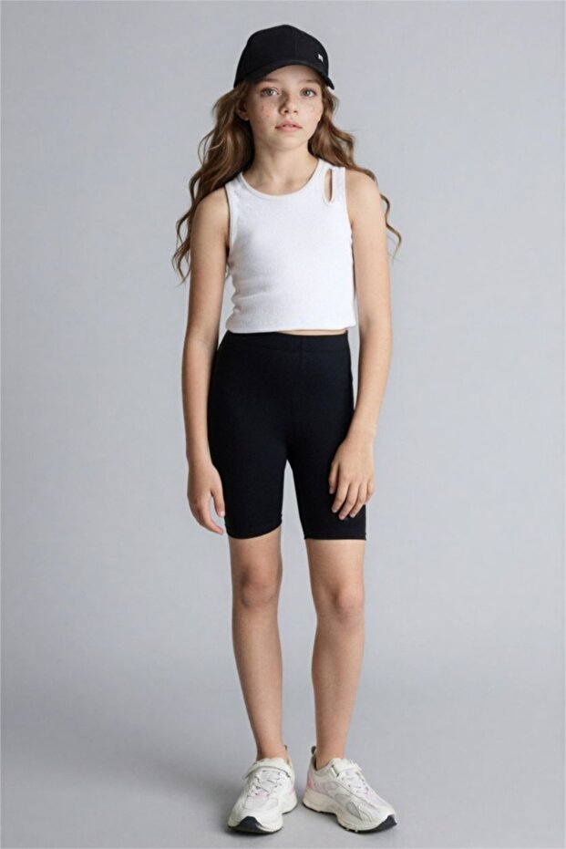 Girl's Leggings B5591A8/Bk81 Black