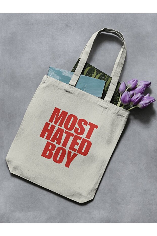 Most Hated Boy Manifest Tshrt Y2K Cloth Bag Tote Bag Better