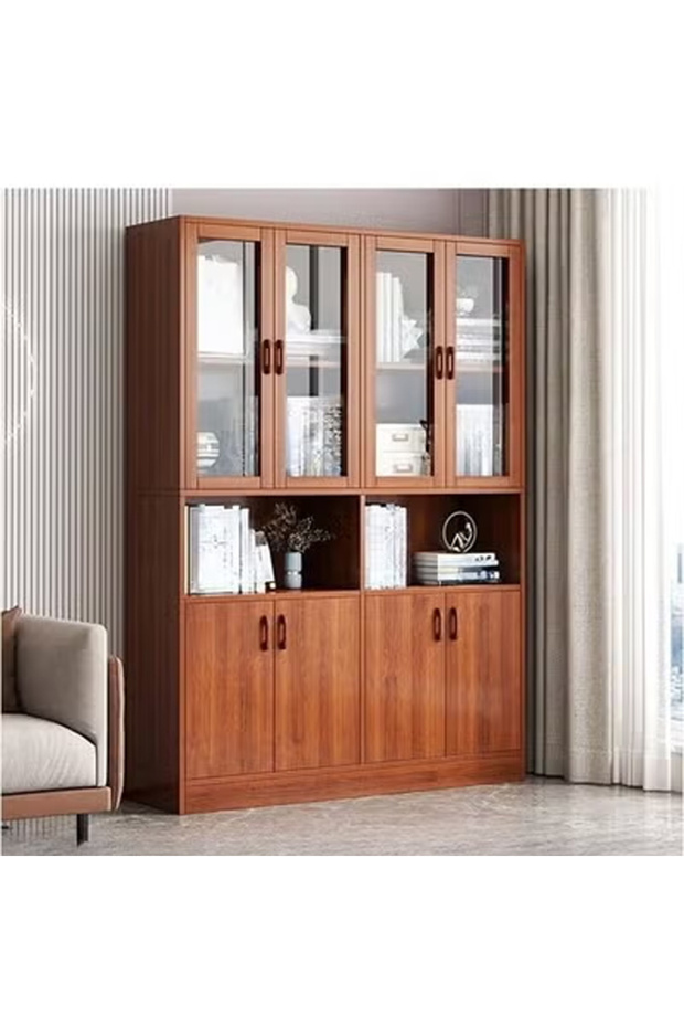 Multi-Layer Storage Bookshelf Rack Stylish Living Room Home Storage & Display Cabinet