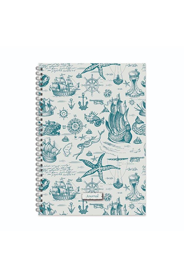 20X28 Spiral Bound Hard Cover Lined Journal Notebook - No:03