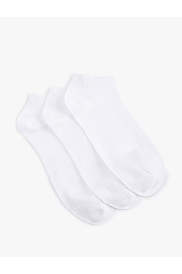Basic 3-Piece Booties Socks Set - 1