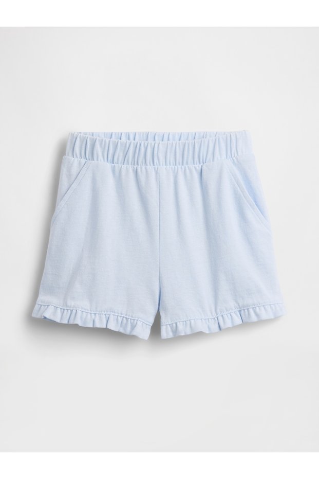 Kız Bebek Açık Mavi Mix & Match Pull-On Ruffle Şort
