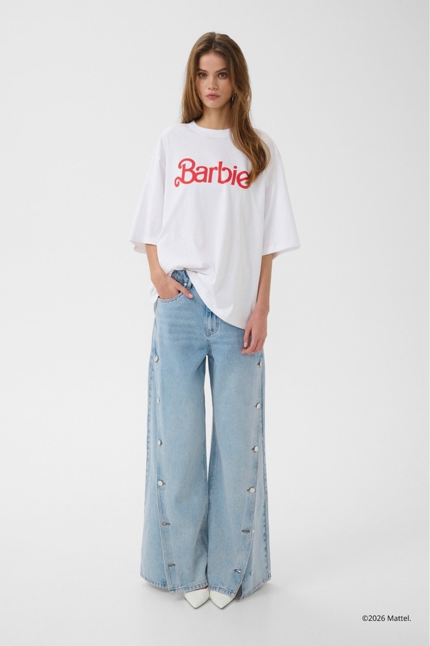 Printed Oversize T-Shirt 100% Cotton Lightweight and Breathable Fabric