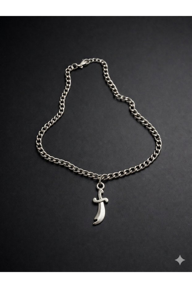 Stainless Steel Necklace - Zulfiqar, Anchor, Cross and Celtic Knot Model Options
