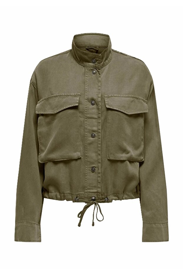 Women's Green Onlkenya Life Cargo Short Jacket Cc Otw Jacket 15308202-Mermaid