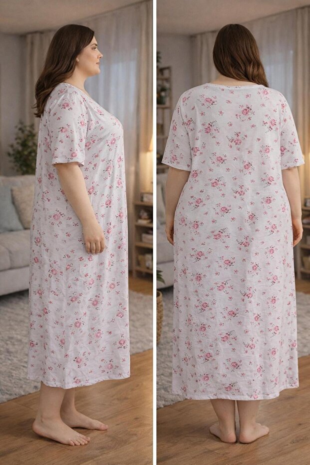 Plus size nightgown - 3