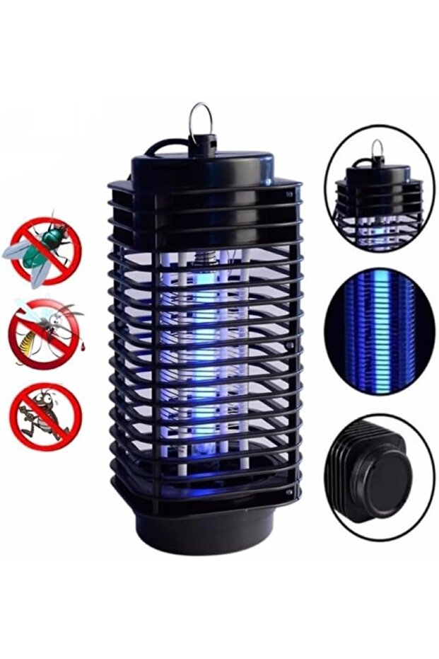 LM3B 3W Light Control Electronical Mosquito Killer LED LAMP (BLACK)