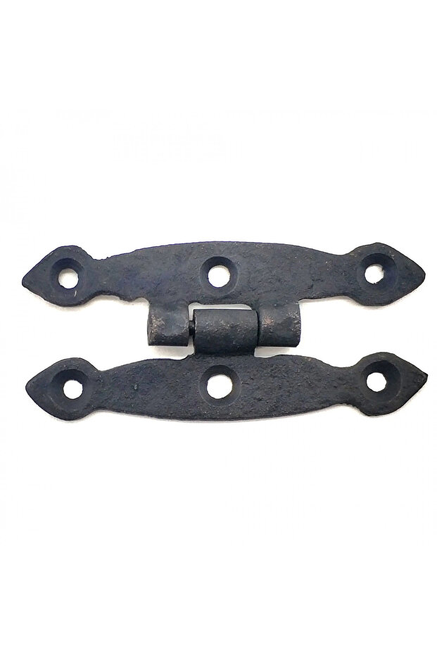 Antique Style Decorative Brass Narrow Hinge - 75X39 Mm, Oxide