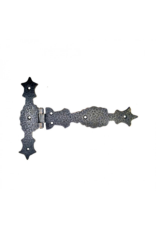Antique Style Decorative Brass Tailed Lily Hinge - 175X248 Mm, Oxide Rsieg430-Cc84