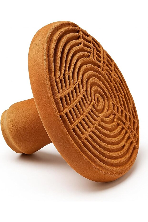 Natural Moroccan Pumice Stone – Handcrafted Terracotta Foot Scrubber for Exfoliation