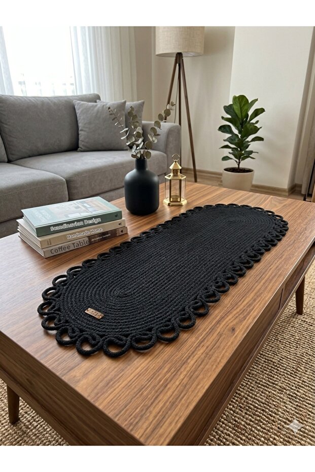 Natural Jute Rope Table Runner American Style 35X80