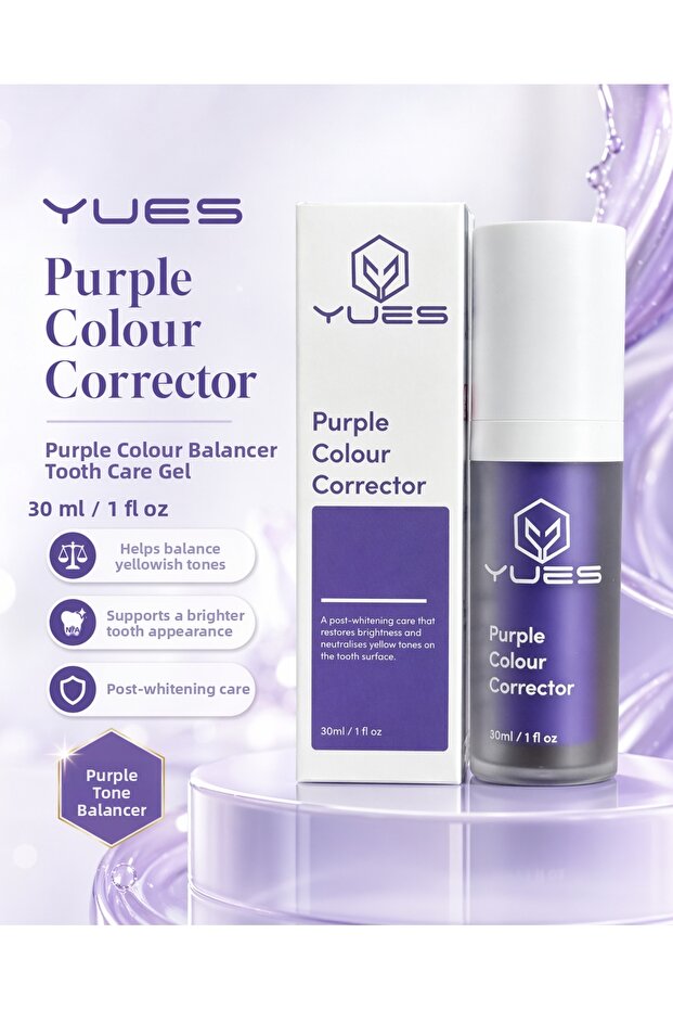 Purple Colour Corrector Mor Color Balancing Teeth Whitening Gel
