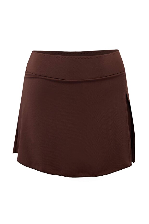 Kahverengi Normal Bel Etek Bikini Altı TBESS26BA00003 - 5