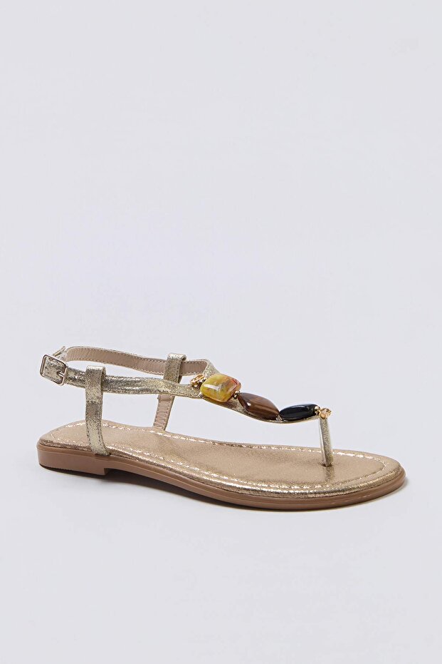 Altın Kadın Sandalet TAKSS26SD00011 - 2