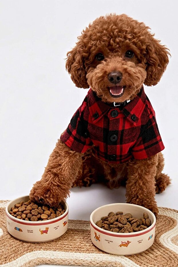 2-Piece Cat and Dog Food & Water Bowl Set Tphss26Ms00002