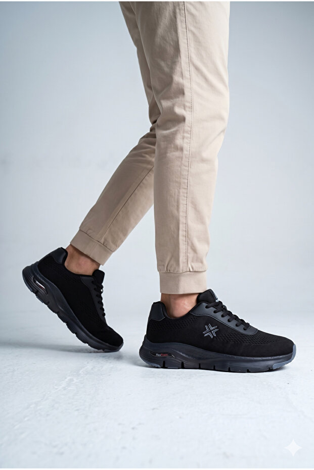 4193 Timar Flex Foam Black Unisex Sports Shoes