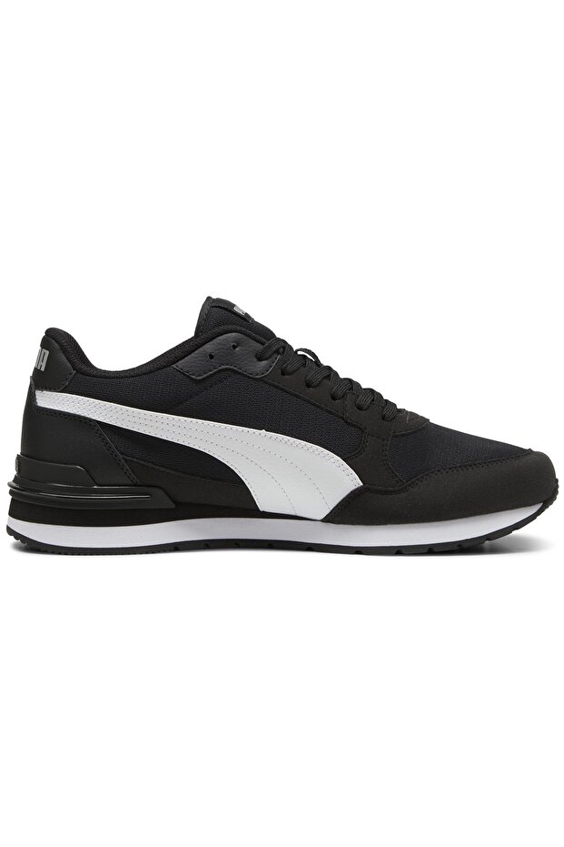 St Runner V4 Mesh 399666 Unisex Spor Ayakkabı SİYAH-BEYAZ - 3