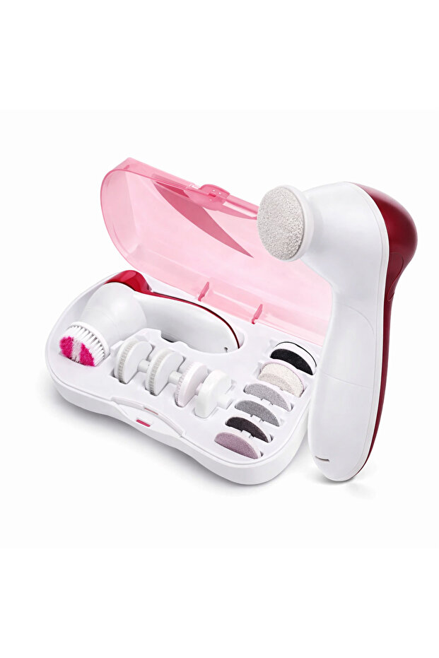 اسم المنتج الظاهر على العبوة هو 11 IN 1 Face Beauty Device (جهاز تجميل الوجه 11 في 1)