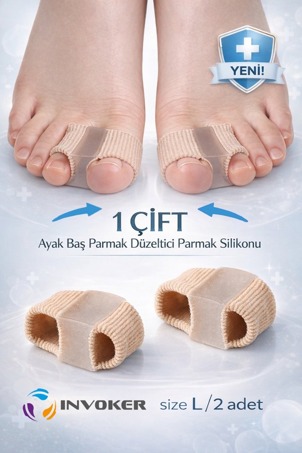 Foot Big Toe Bone Curvature Corrector Hallux Valgus Finger Protector Silicone Night Day Apparatus L