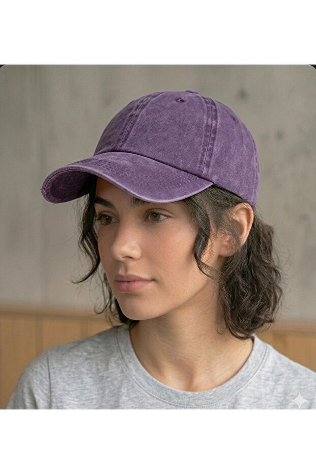 100% cotton washed unisex basic hat