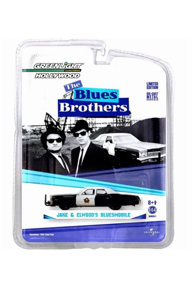 Hollywood 1:64 Blues Brothers Bluesmobile 1974 Dodge Monaco Model Car