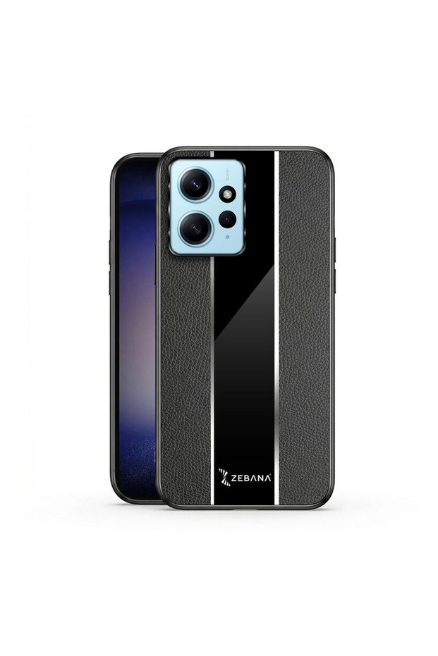 Xiaomi Redmi Note 12 Compatible Case Premium Leather Case Black