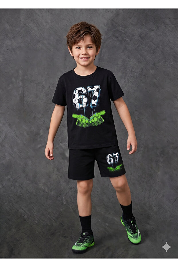 Children's T-Shirt and Pocket Shorts Set