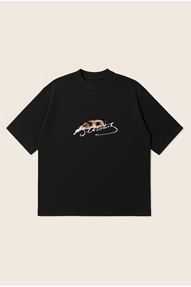 Ataturk Printed Oversize Boxy Cut Unisex 100% Cotton Printed Tshirt | Streetwear